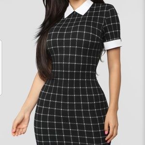 Any Day Of The Week Collared Dress - Black